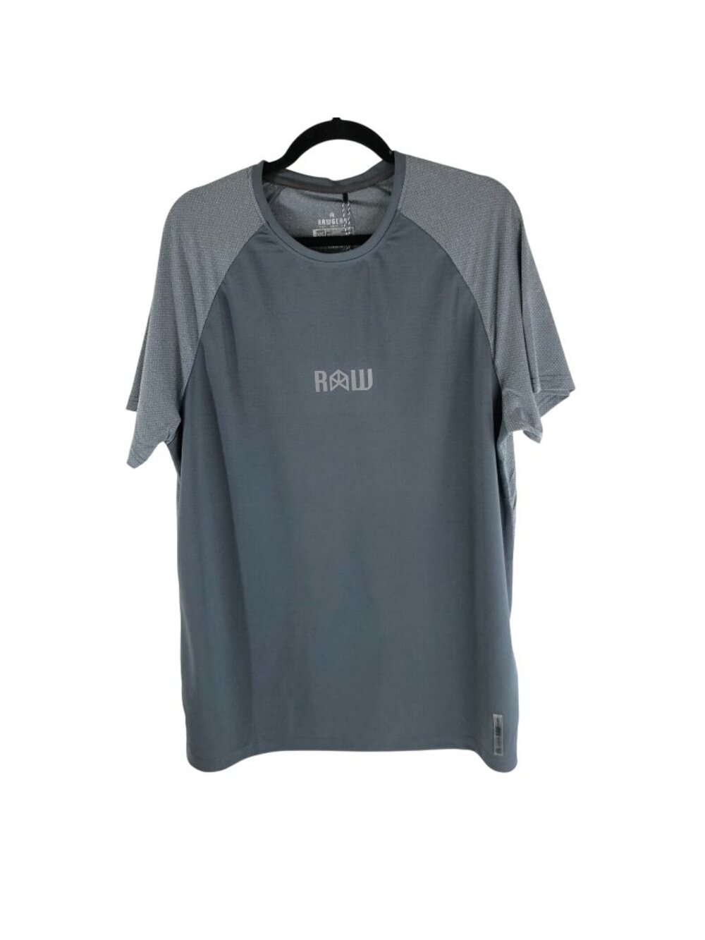 RawGear Bradley Martyn Mens T Shirt Mesh Back Short Sleeve Gray Size XXL